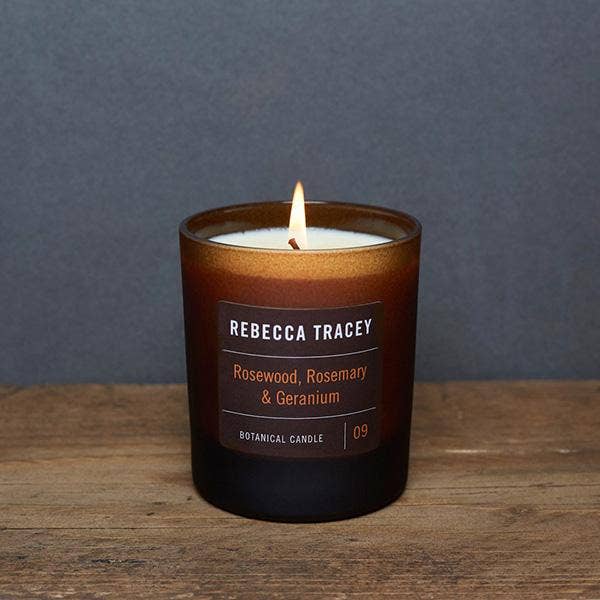 Rebecca Tracey Rosewood, Rosemary & Geranium Candle