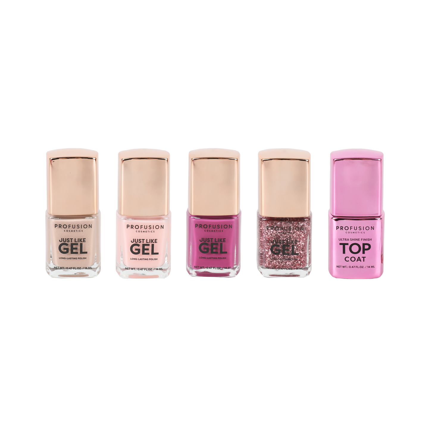 Profusion Shining Star Gel Effect Nail Polish Set