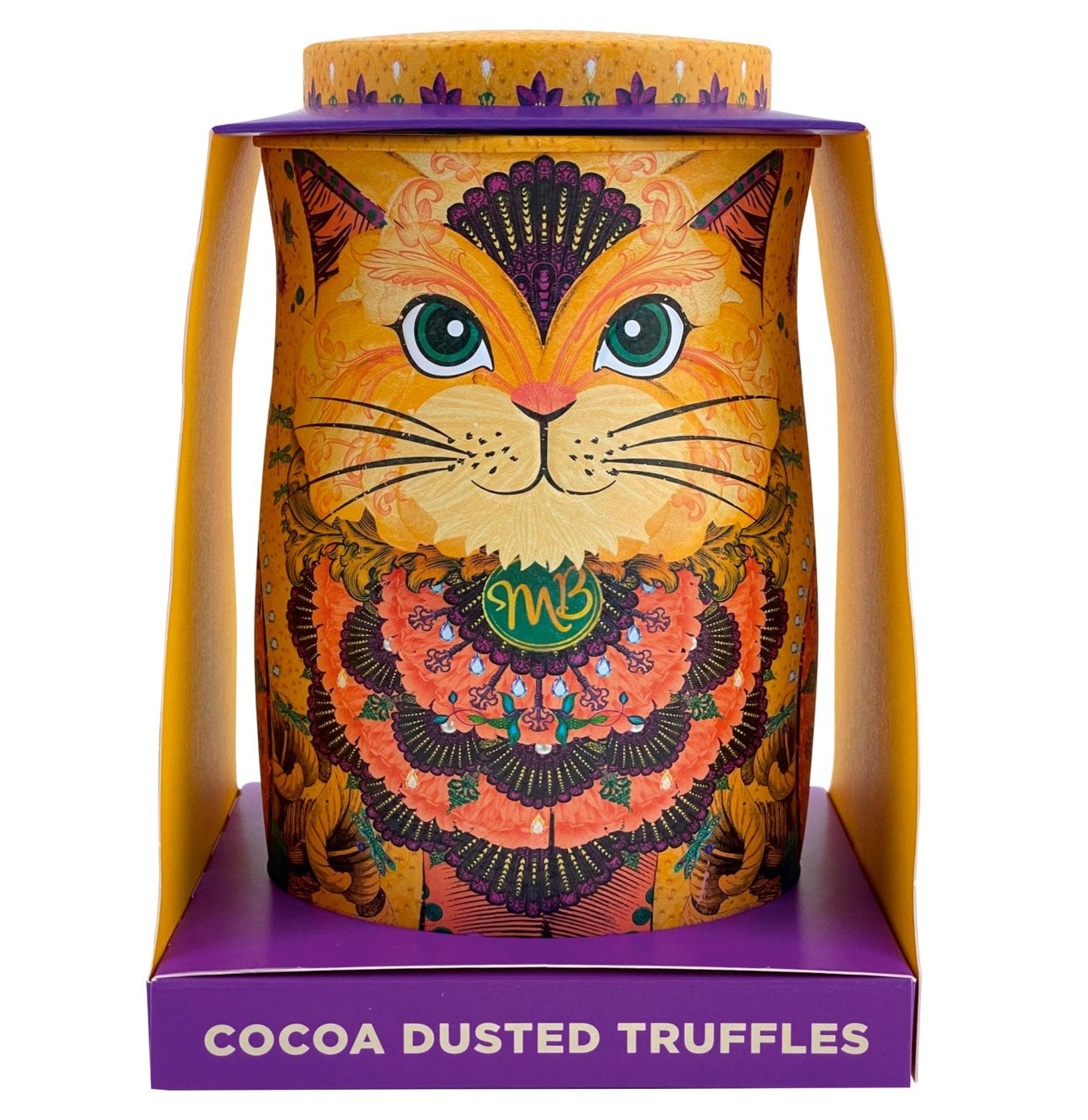 Monty Bojangles Savanna Gold Cat Tin of Flutter Scotch Truffles (135g)