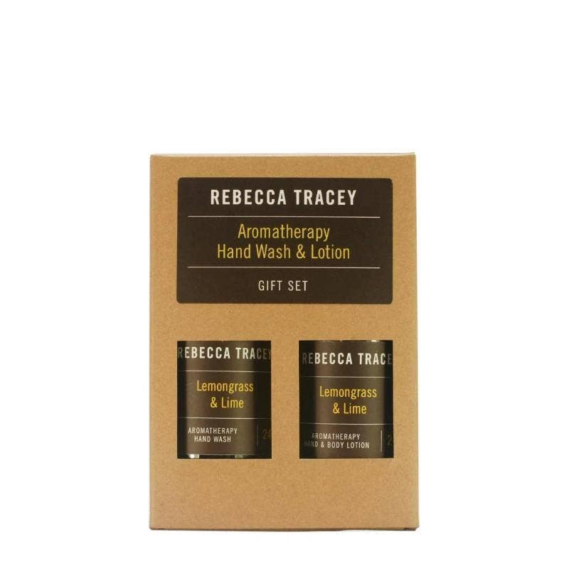 Rebecca Tracey Lemongrass & Lime Hand Wash and Lotion Gift Set