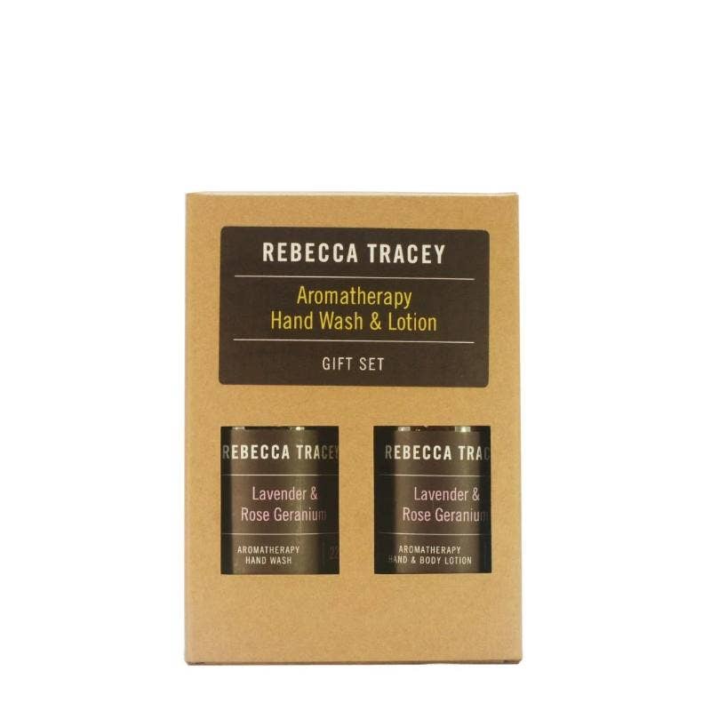 Rebecca Tracey Lavender & Rose Geranium Hand Wash and Lotion Gift Set