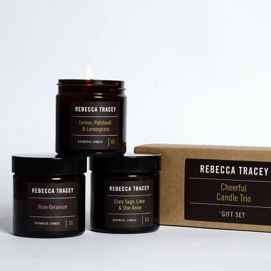 Rebecca Tracey Cheerful Candle Trio Gift Set