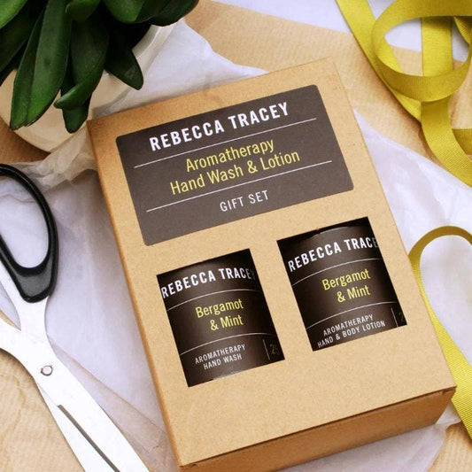 Rebecca Tracey Bergamot & Mint Hand Wash and Lotion Gift Set