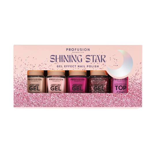Profusion Shining Star Gel Effect Nail Polish Set