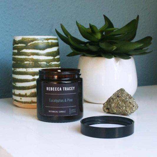 Rebecca Tracey Eucalyptus & Pine Travel Candle
