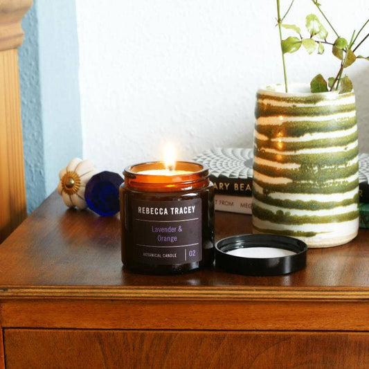 Rebecca Tracey Lavender & Orange Travel Candle