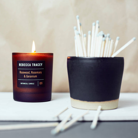 Rebecca Tracey Rosewood, Rosemary & Geranium Candle