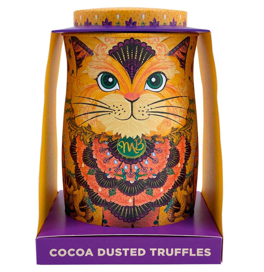 Monty Bojangles Savanna Gold Cat Tin of Flutter Scotch Truffles (135g)