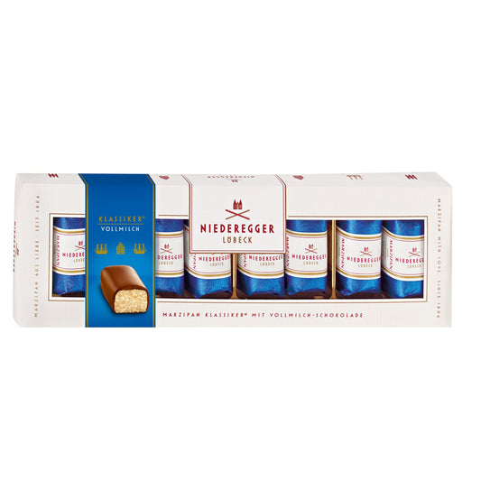 Niederegger Milk Chocolate Covered Marzipan Mini Loaves in Gift Box (100g)