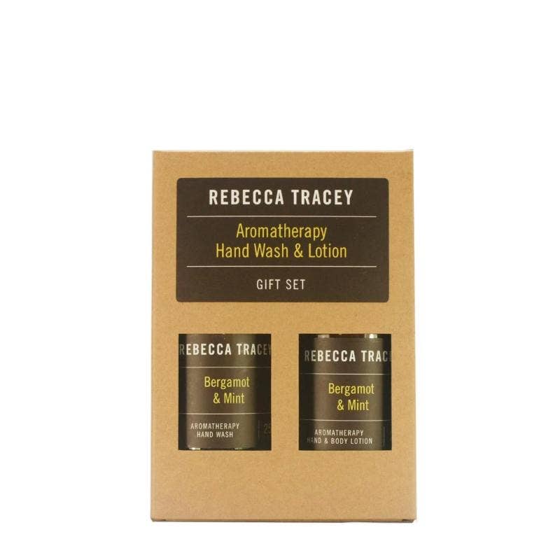 Rebecca Tracey Bergamot & Mint Hand Wash and Lotion Gift Set