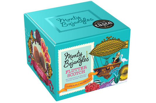 Monty Bojangles Flutter Scotch Gift Box of Cocoa Dusted Truffles (150g)